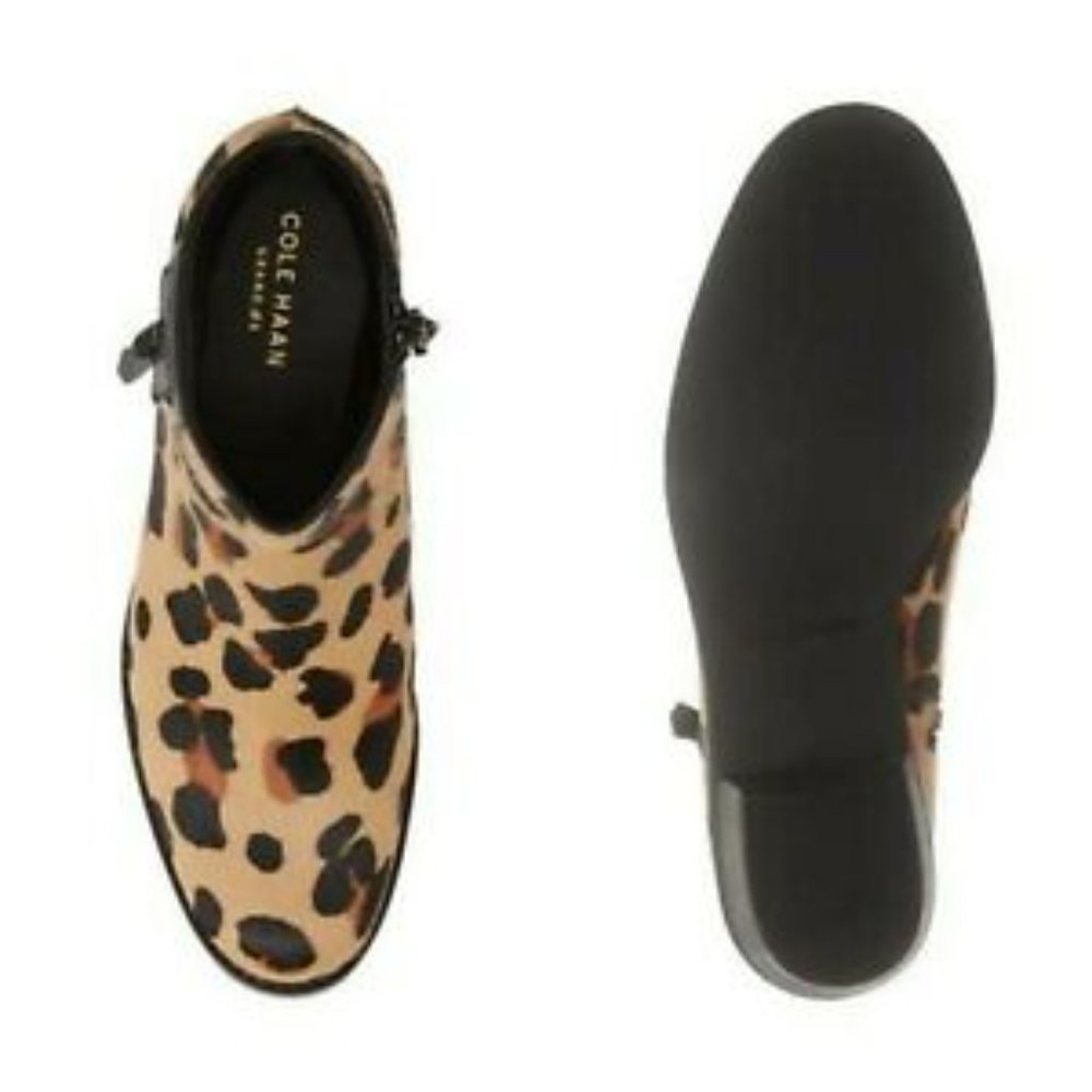 Cole Haan JOANNA BOOTIE size 8 New without Box Leopard